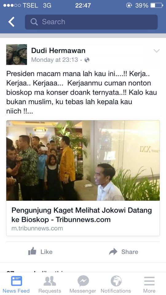 Apakah Status Medsos Harimaumu?#share