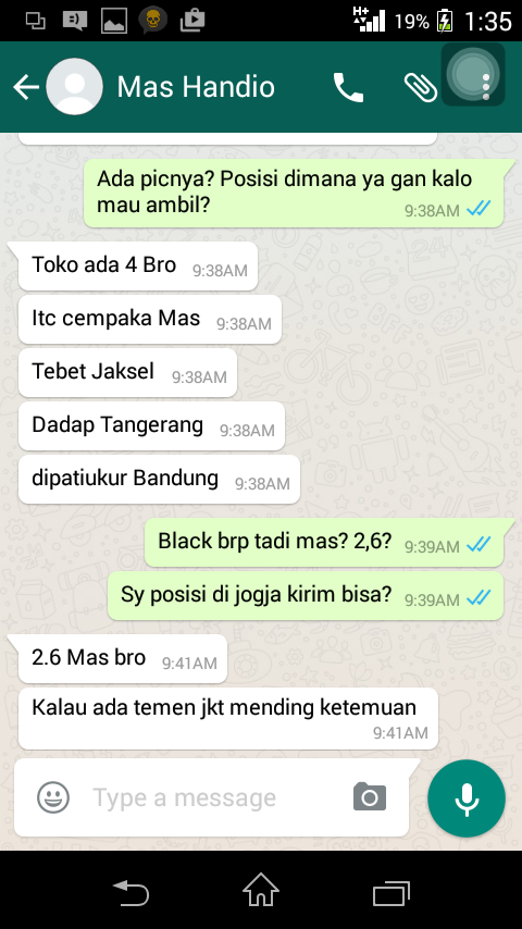 Kasus penipuan online atas nama Hendoa Yadi