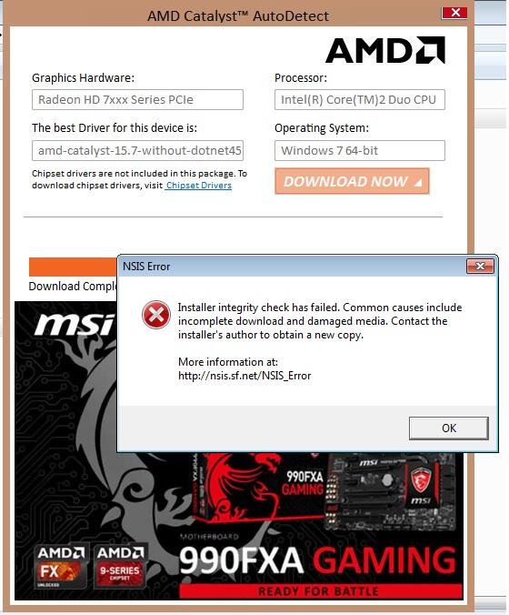 Masalah Update Driver AMD 