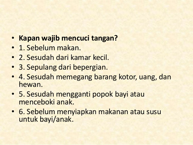 Pentingnya Cuci Tangan