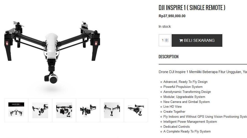 Mau Ngintip Tetangga Mandi ? Sekarang Ada Ecommerce Baru Yang Jualan Drone