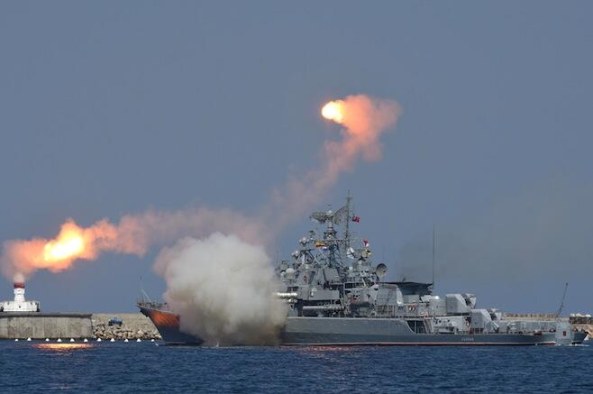 Missile Dari Kapal AL Rusia Meledak Saat Diluncurkan di Sevastopol