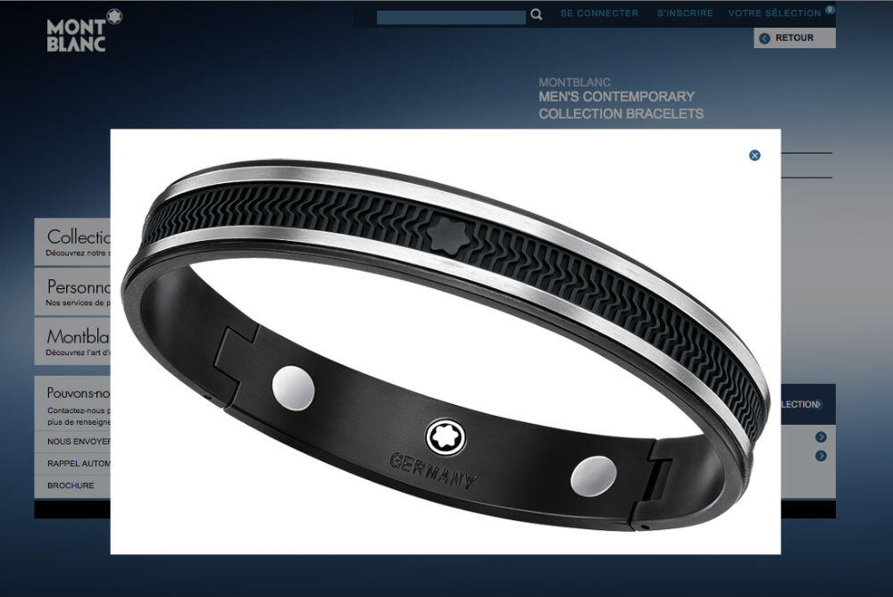 MONTBLANC INLAY BRACELET 101530 , COLLECTORS ITEMS...