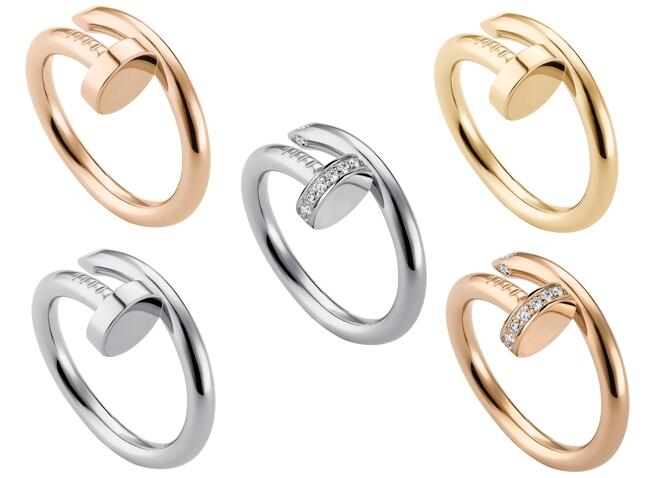 CINCIN CARTIER PAKU UKURAN 16-20mm ( YELLOW GOLD, WHITE GOLD, & ROSE GOLD).