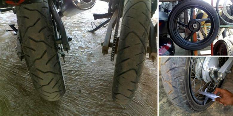 Jangan Sembarangan Memperbesar Ukuran Ban Sepeda Motor