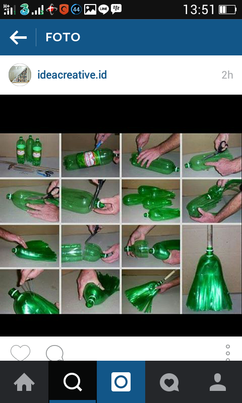 tutorial sapu dari botol