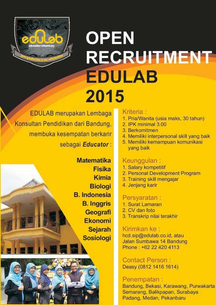 Lowongan Kerja PT. Kreasi Edulab Indonesia