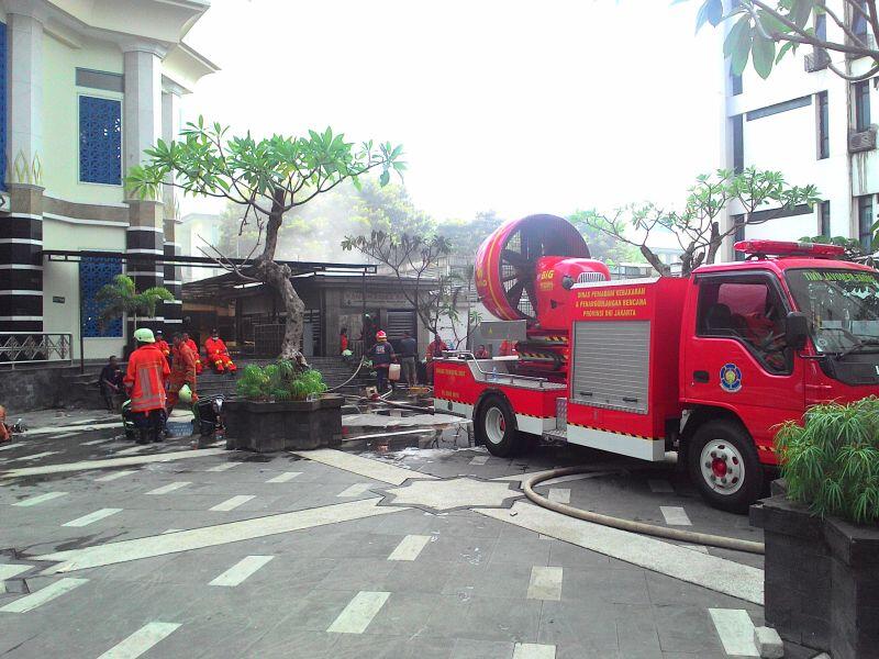 Gedung Ditjen Pajak Terbakar, Kebakaran Berasal dari Panel Listrik