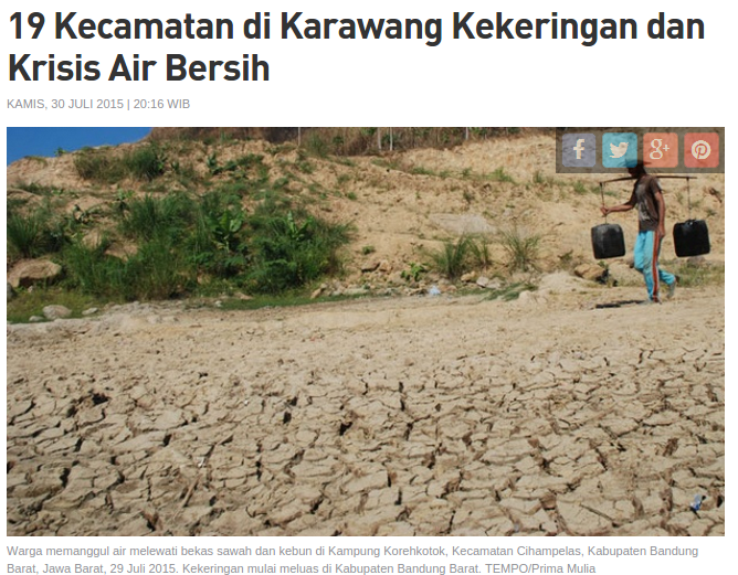 Begini Solusi Presiden Jokowi Atasi Kekeringan