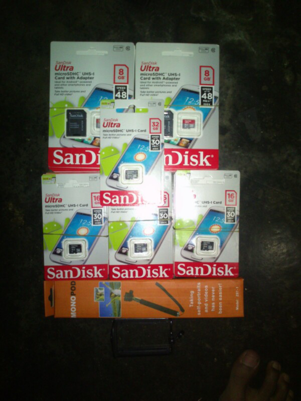 MICROSD SANDISK TOSHIBA SAMSUNG STRONTIUM 8GB 16GB 32GB 64GB MICRO SD CLASS10 UHS1