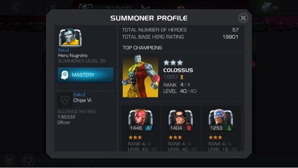 Alliance Marvel Contest Of Champions (MCOC)