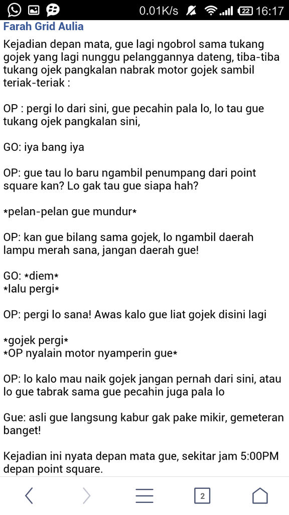 Gan Ternyata Masih Ada Diskriminasi Antar Gojek dan Gopal