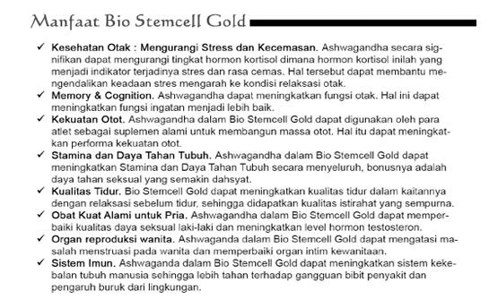 Bio Gold Suplemen untuk Kesuburan dan Vitalitas