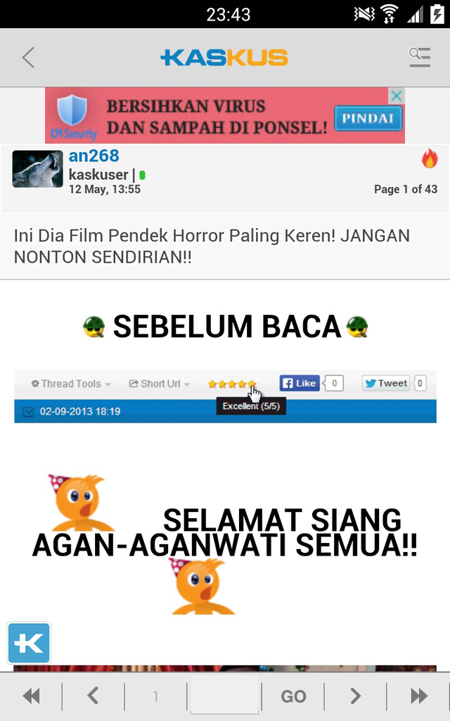 &#91;INFO&#93; Ngaskus di HP tanpa iklan!!