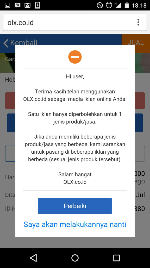 &#91;Seller Masup, buyer boljug&#93; Yakin jualan di OLX?