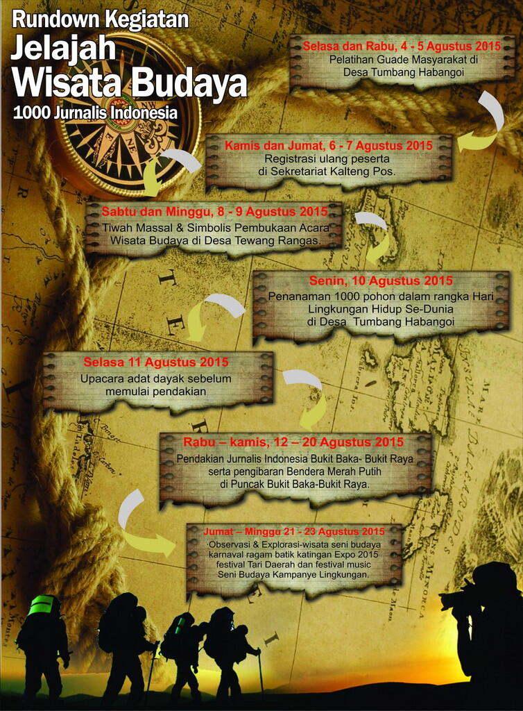Invitation Jelajah Bukit Raya dan Budaya Kalimantan Tengah Agustus 2015