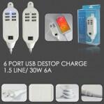 Charger 6 Port Usb 30w