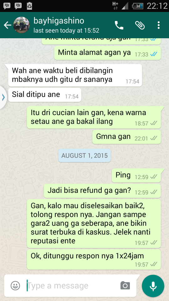 SURAT TERBUKA ID bayhigashino 085710353757 BRI 151201001765500 BAYU PERDANA PUTERA