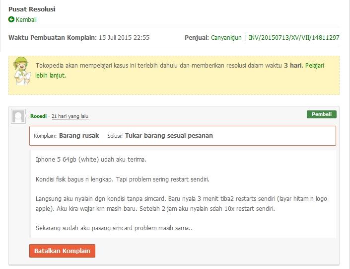 &#91;tokopedia.com&#93; Pengalaman order iphone