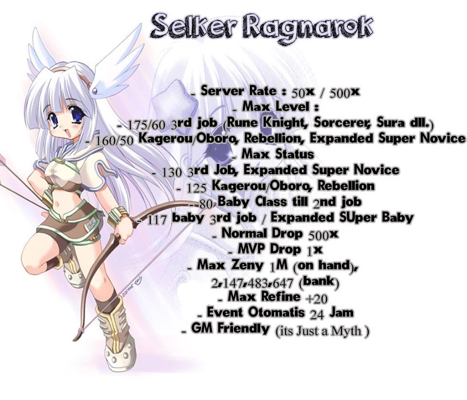 Selker Ragnarok Online &#91; REBORN &#93; 1 Agustus 2015