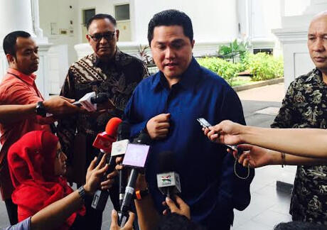 Erick Thohir Bertemu Jokowi di Istana, Bahas Piala Presiden