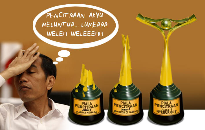 &#91;stok aerkobokan menipis&#93; Jokowi Khawatir Popularitasnya Menurun