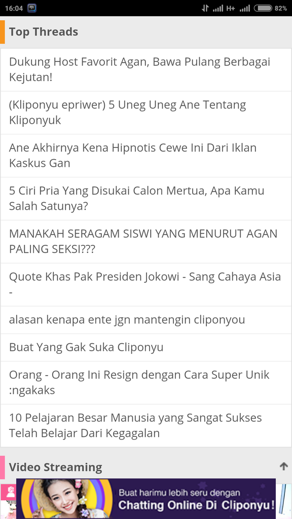 Top Threads Sore Ini 