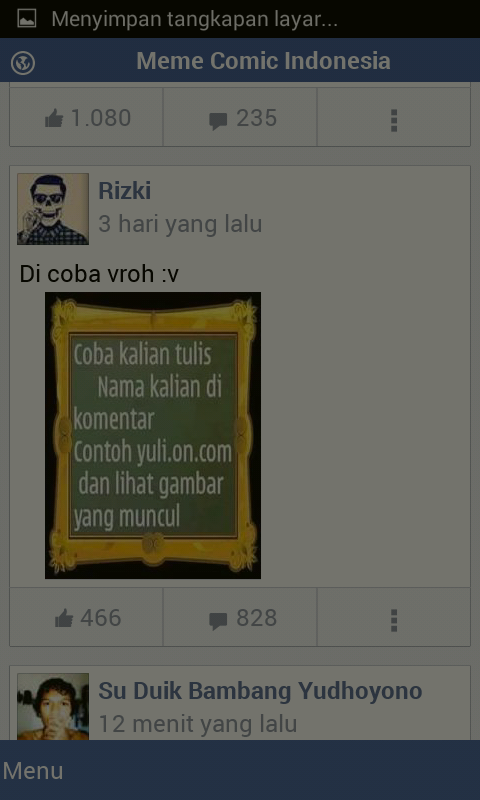 hadeh gan, grup meme comic indonesia di FB kok gini bener