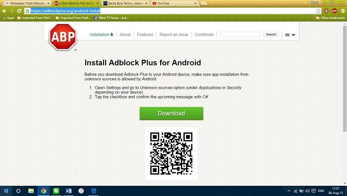 Perbedaan Tidak Memakai dan Memakai Eks. AdBlock di Browser Agan 