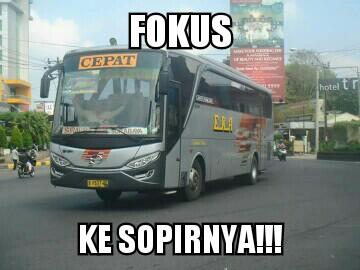 Kumpulan Meme Tentang Bus di Indonesia #RealBro