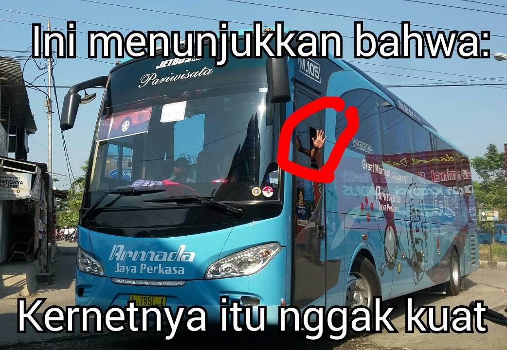 Kumpulan Meme Tentang Bus di Indonesia #RealBro