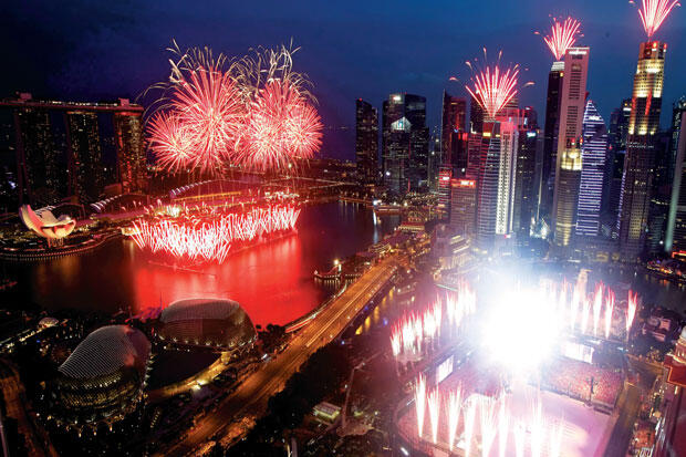 &#91;FOTO-FOTO&#93; 50 Tahun Kemerdekaan Singapura Disambut Megah