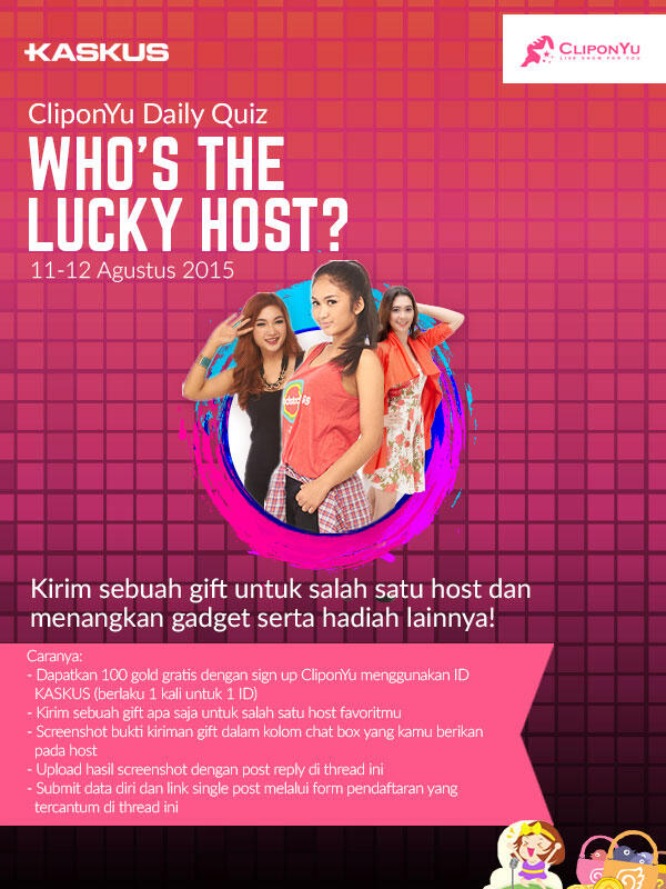 Who's the Lucky Host: Bagi-Bagi 'Hadiah' Dapat Hadiah!