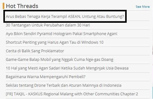 Arus bebas tenaga kerja terampil ASEAN, untung atau buntung...?