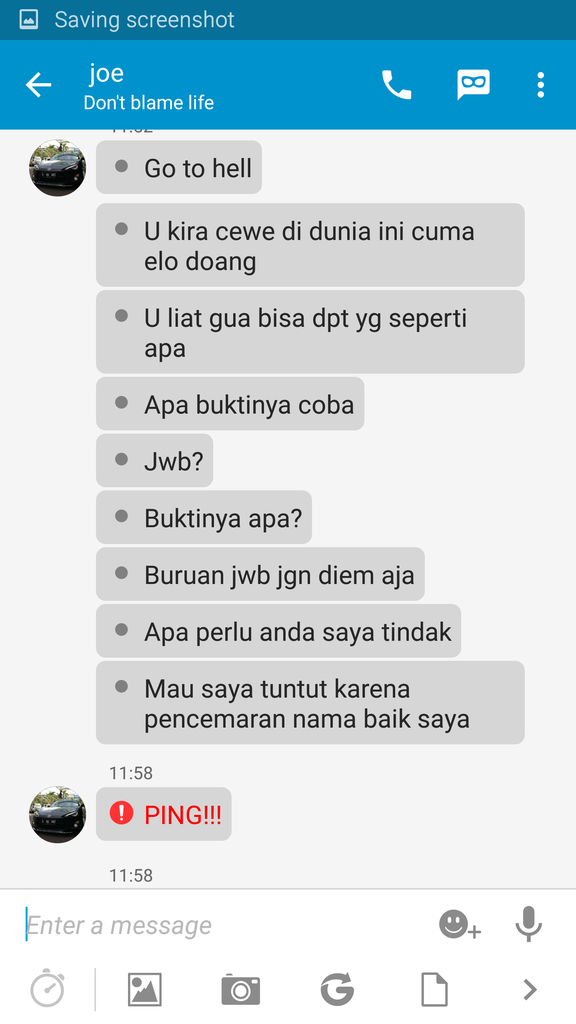BE CAREFULL UNTUK PENIPU INI
