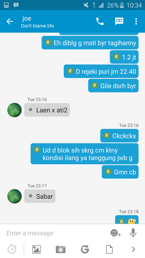 BE CAREFULL UNTUK PENIPU INI