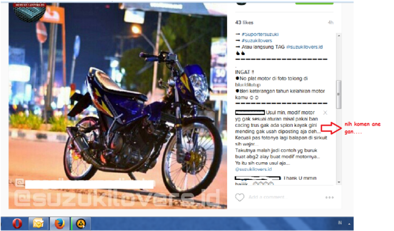 Misi gan mau nanya, modif motor kayak gini legal gak sih???