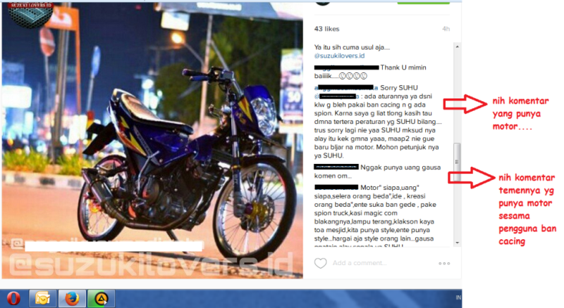 Misi gan mau nanya, modif motor kayak gini legal gak sih???