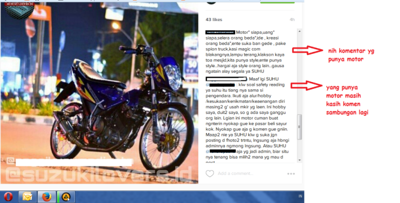 Misi gan mau nanya, modif motor kayak gini legal gak sih???