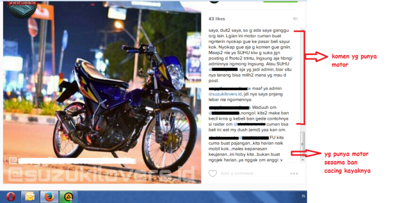 Misi gan mau nanya, modif motor kayak gini legal gak sih???