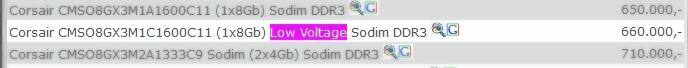 &#91;ASK&#93; Mau tanya tentang RAM laptop low voltage