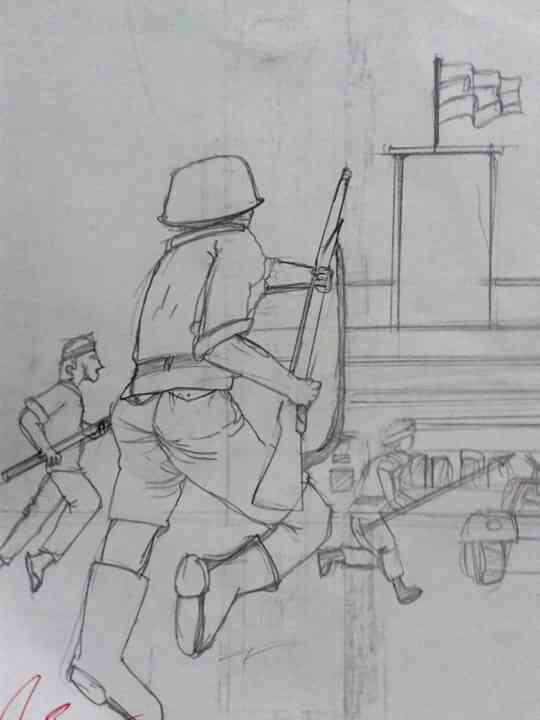 &#91;Keren Gan!!&#93; Gambar Buatan Anak Kelas 6 SD Ini Bikin Kagum Gansis!!