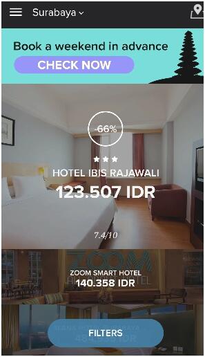 Voucher gratis senilai 170rb untuk pemesanan Hotel via HotelQuickly