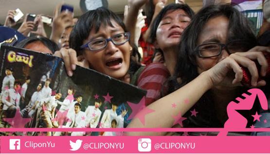 Berbagai Macam Reaksi Cewek Kalau Ketemu Artis Idolanya