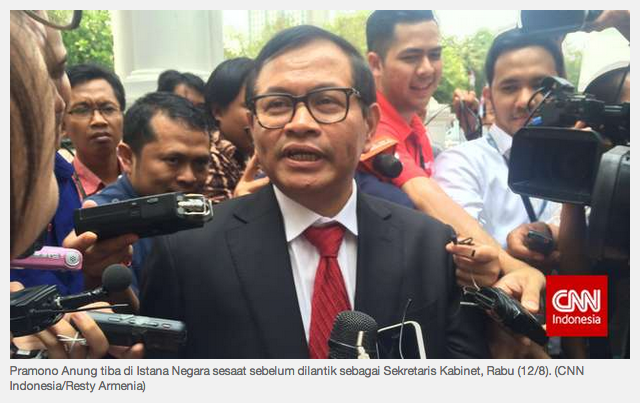 &#91;JLEBIH PILIH PDIP DARIPADA PROFESIONAL&#93; Pramono Anung: Pelobi Ulung