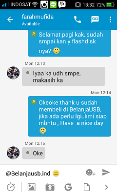 ++++++ Testimonial BelanjaUSB :D ++++++ 