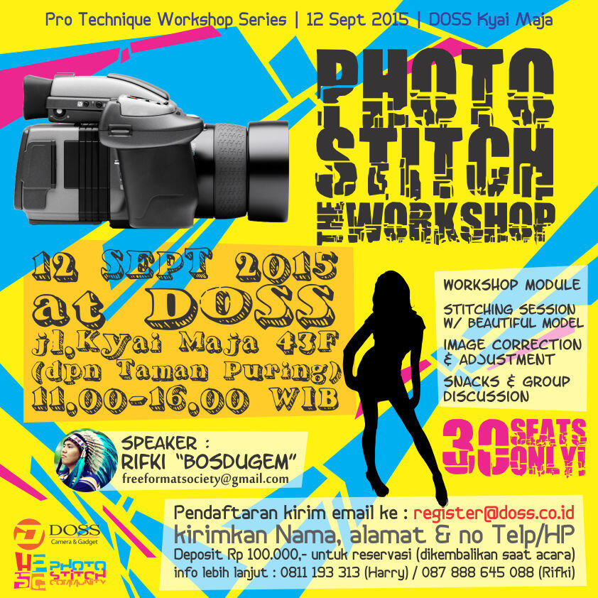&#91;Workshop&#93; the 1st Photo Stitching Workshop @DOSS 12 Sept 2015