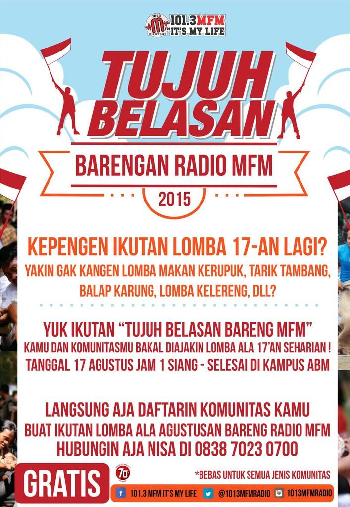 &#91;INVITATION&#93; Kaskus Reg Malang #17anBarengMFM Radio | MERDEKA..!!!