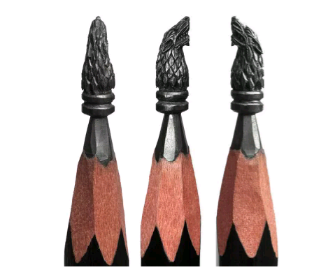 Miniatur dari Pensil Kayu Level Dewa