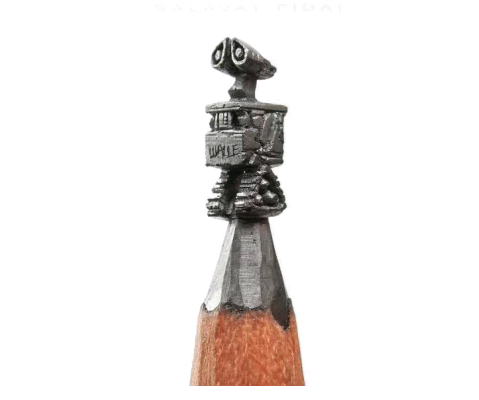 Miniatur dari Pensil Kayu Level Dewa
